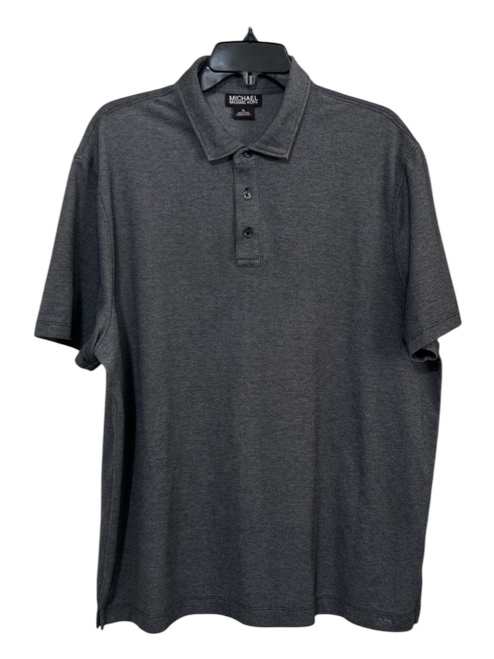Michael Kors Men's Heather Gray Short Sleeve Polo Shirt Size XL